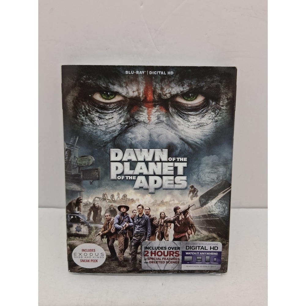 Dawn of the Planet of the Apes Blu-ray Digital HD New Sealed with Slipcover